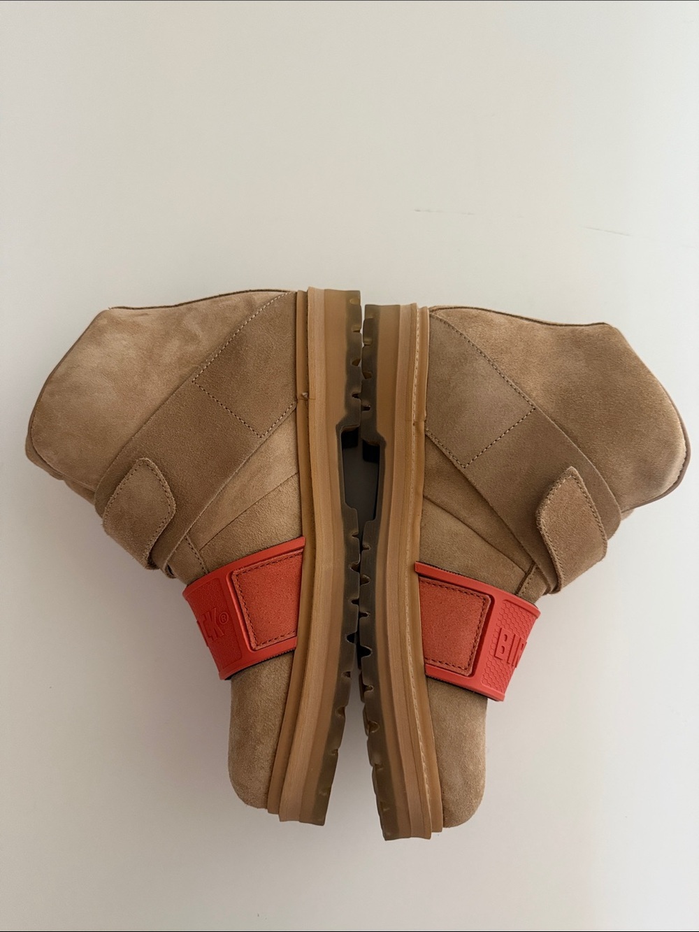 Rick Owen’s X Birkenstock Hancock Rotterhiker Extro Boots Tan/Orange Sz 40 - Picture 3 of 14